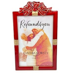 Cynthia Rowley - ‘Red Bow’ picture frame. 4 x 6“. NWT
